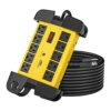 CRST 10 tomas de corriente resistente de metal con 15_1