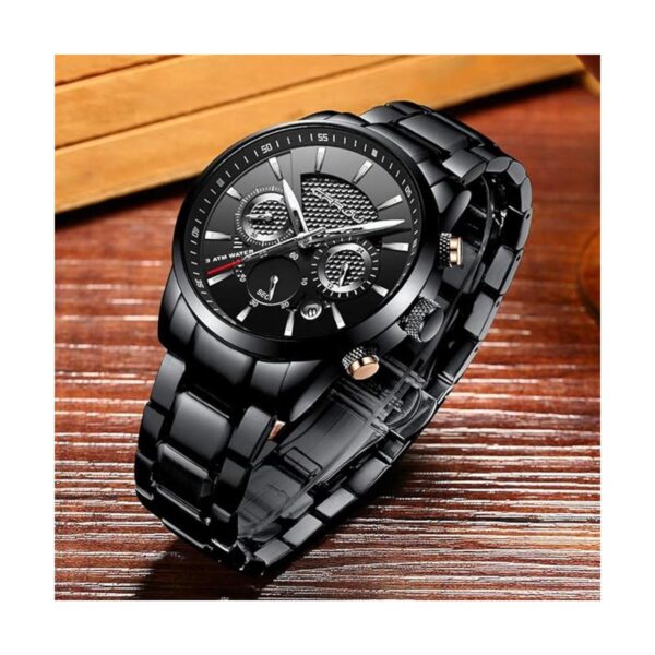 CRRJU Reloj de pulsera de cuarzo para hombre estilo_4
