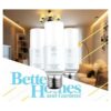 CTKcom GE Lighting Bombillas LED de 10 W paquete de 4