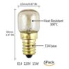 CTKcom 4173175 Bombillas para horno 6 unidades base_2