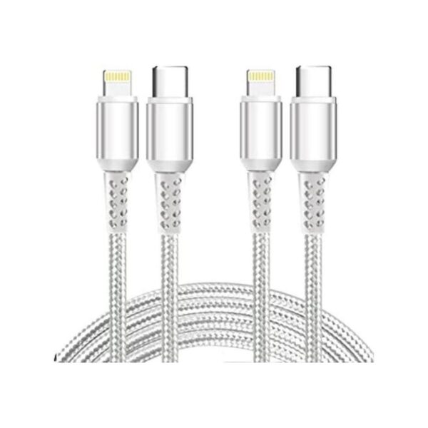 CUGUNU Paquete de 2 cables USB C a Lightning para iPhone_1