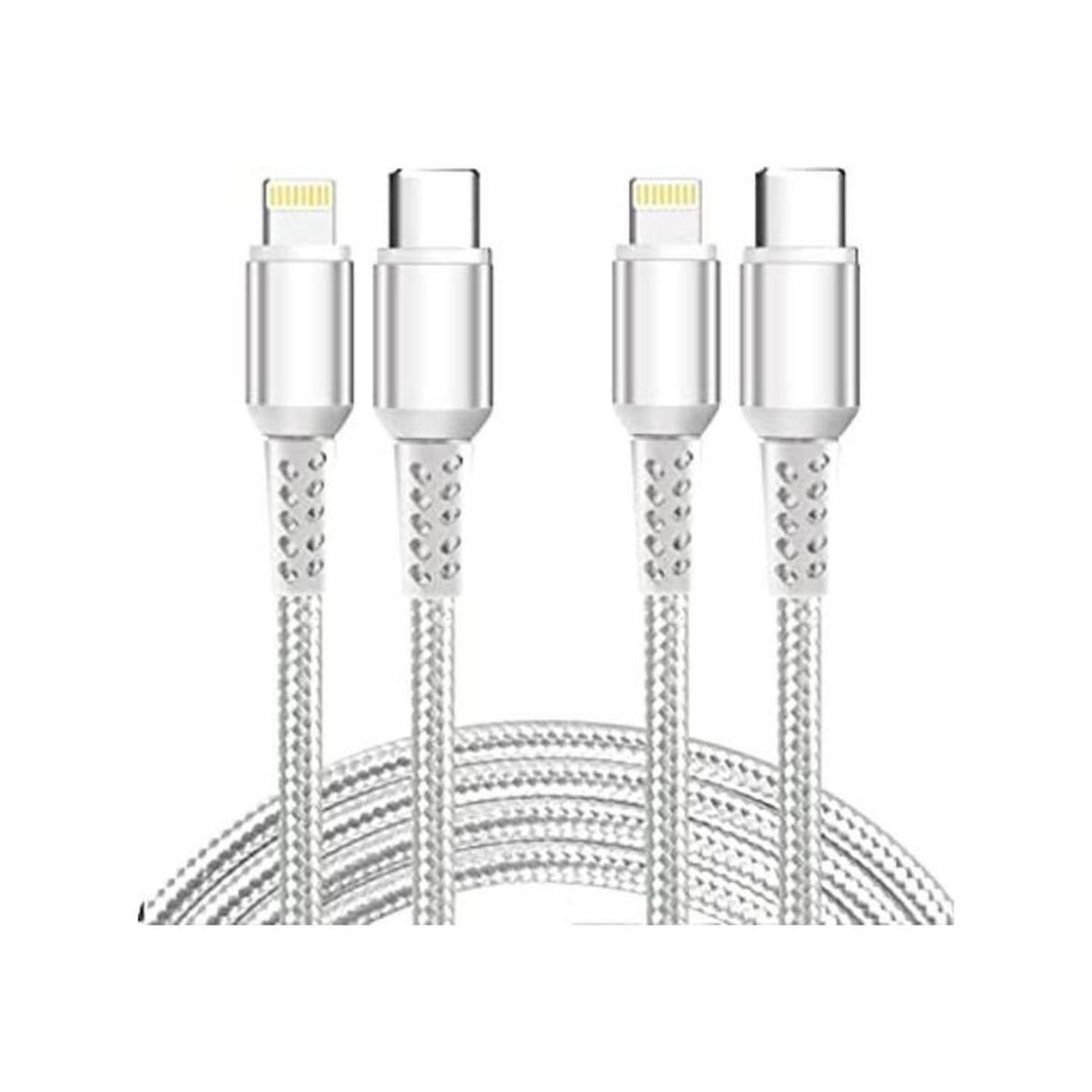 CUGUNU Paquete de 2 cables USB C a Lightning para iPhone