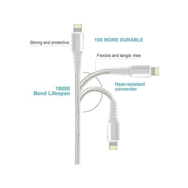 CUGUNU Paquete de 2 cables USB C a Lightning para iPhone_5