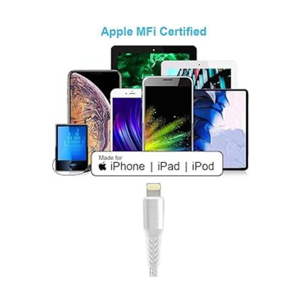 CUGUNU Paquete de 2 cables USB C a Lightning para iPhone_4