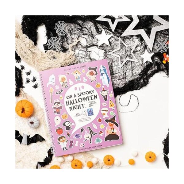 CUPKIN Libro de actividades de noche de Halloween para_2
