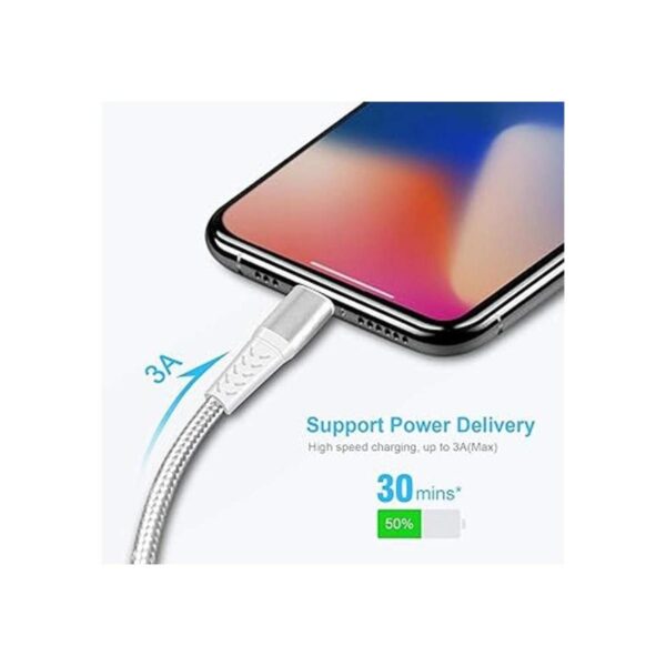 CUGUNU Paquete de 2 cables USB C a Lightning para iPhone_3