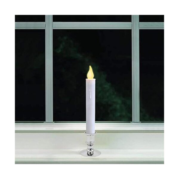 CVHOMEDECO. Velas LED para ventana con pilas encendido y_3