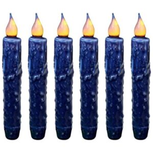 CVHOMEDECO. Real Wax Velas cónicas con temporizador LED_1