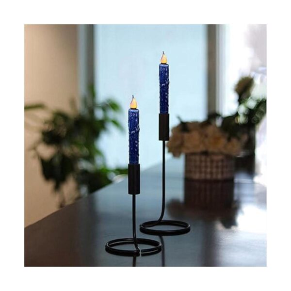 CVHOMEDECO. Real Wax Velas cónicas con temporizador LED_2