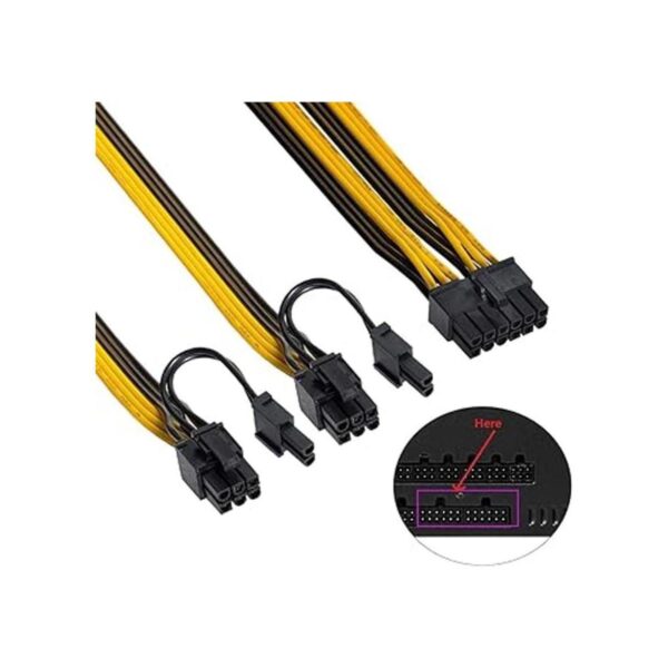 CY 12Pin a ATX Dual 8Pin y 6Pin Splitter GPU Tarjeta_3