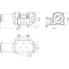 CXRCY Kits de cabrestante eléctrico de 12 V 4000 libras_5