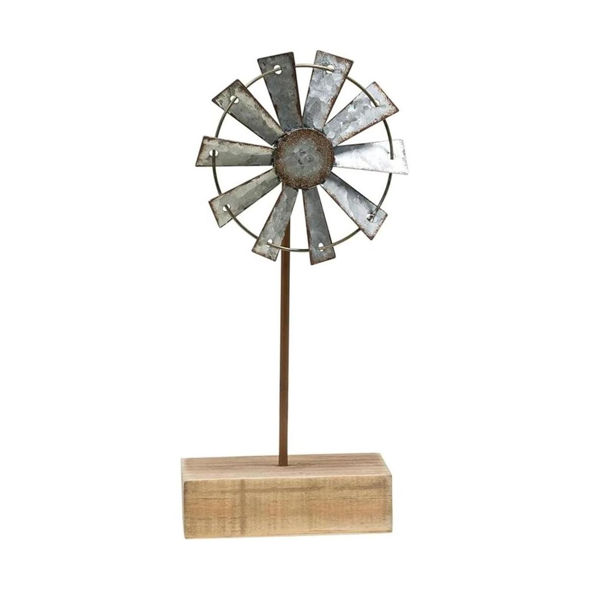 CWI Gifts Simple Windmill Mesita de mesa Molino de