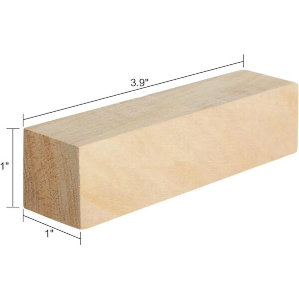 CYEAH 40 bloques de tallado de madera de tilo bloques de