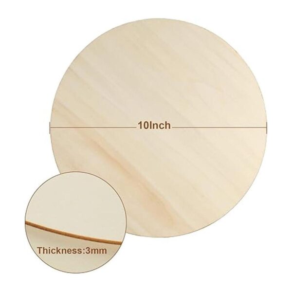 CYEAH 20 círculos redondos de madera para manualidades