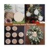 CYEAH 20 círculos redondos de madera para manualidades