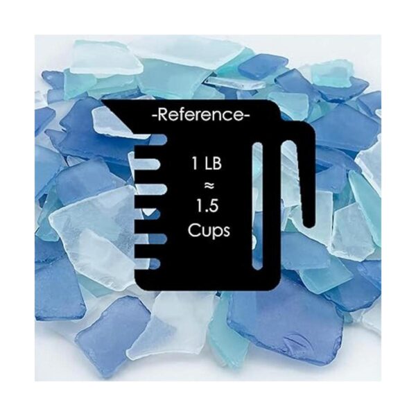 CYS EXCEL Sea Glass 24 onzas azul cobalto y azul claro y_2