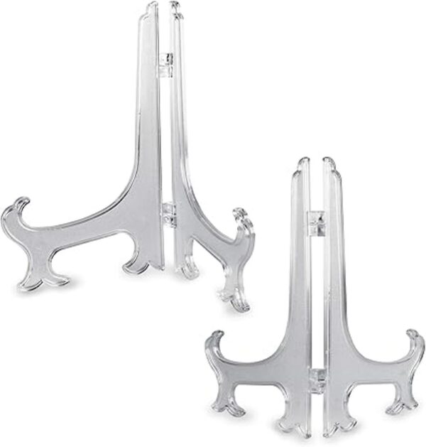Caballete de plástico transparente Super Z Outlet de 8.5