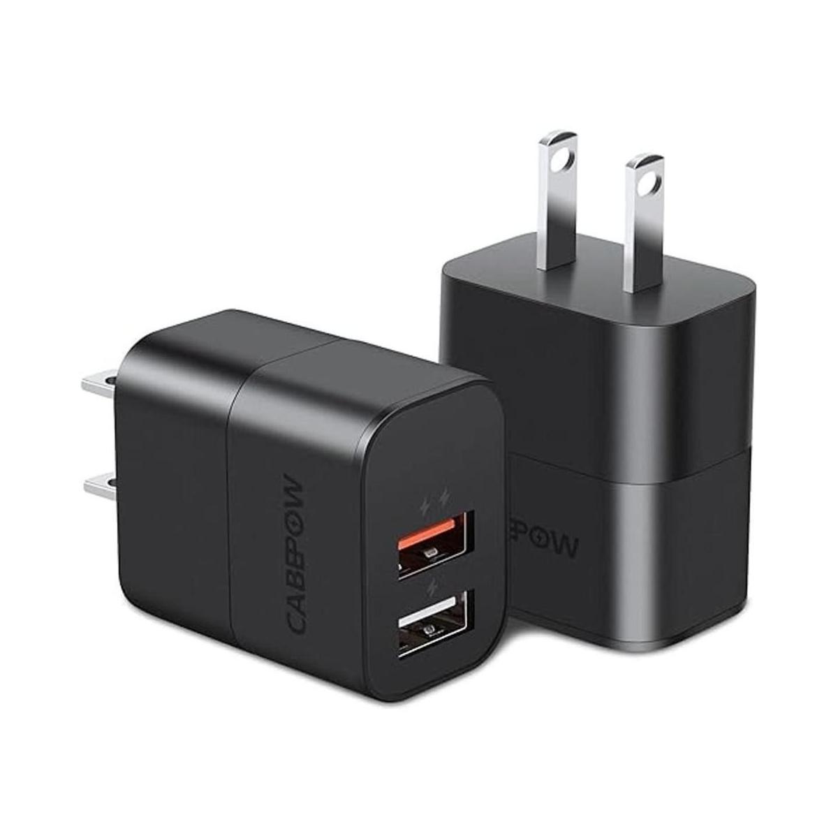 Cabepow Cargador USB de 5 V 2.4 A enchufe de pared USB