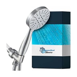 Cabezal de ducha de mano multifunción de metal con_1