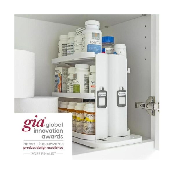 Cabinet Caddy SNAP blanco Organizador de especias_3