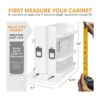 Cabinet Caddy SNAP blanco Organizador de especias_5