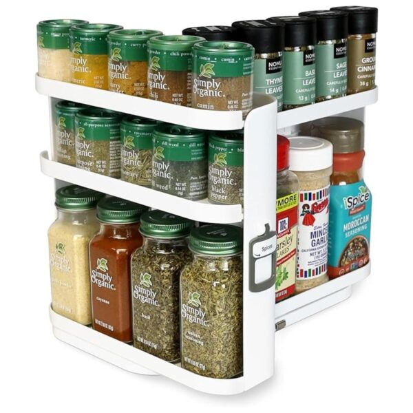 Cabinet Caddy SNAP blanco Organizador de especias_1