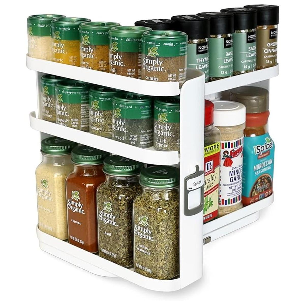 Cabinet Caddy SNAP blanco Organizador de especias