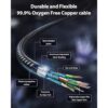 Cable DisplayPort 1.4 Stouchi 8K 6.6FT DP Cable 32.4Gbps_4