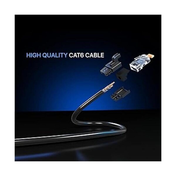 Cable Ethernet Cat6 de 4 pies cable Ethernet CCA UTP_3