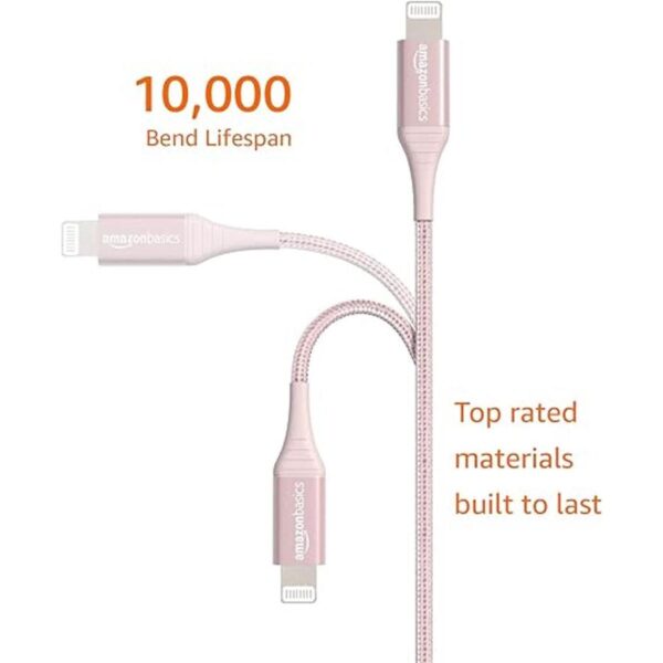Cable Lightning de nailon trenzado doble a USB colección_2