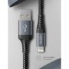 Cable Lightning de 3 pies cable de carga de nailon_6