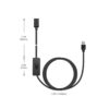 Cable Matters Cable de extensión USB 3.0 con interruptor