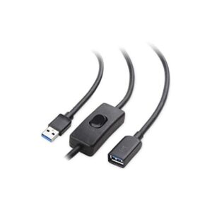 Cable Matters Cable de extensión USB 3.0 con interruptor