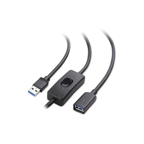 Cable Matters Cable de extensión USB 3.0 con interruptor