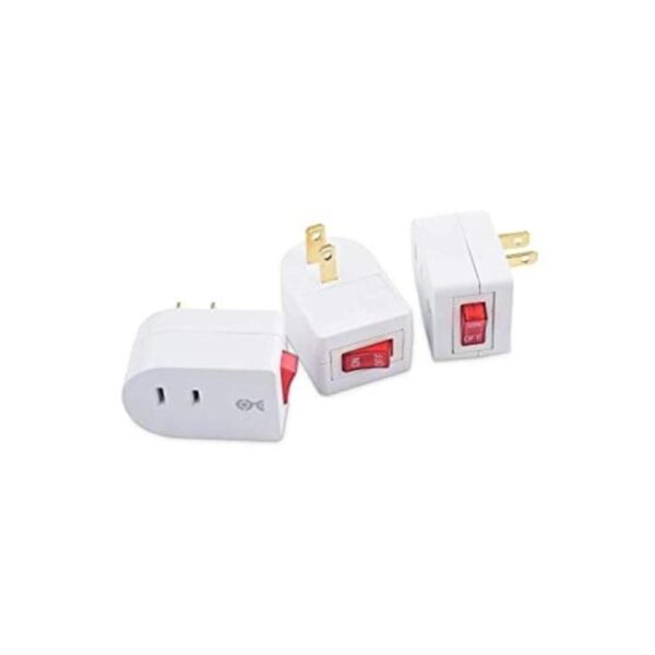 Cable Matters Paquete de 3 enchufes de 2 clavijas con_1