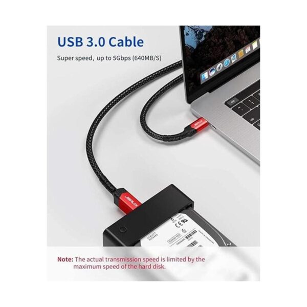 Cable USB 3.0 B macho a USBC JSAUX de 10 pies USB 3 tipo_3