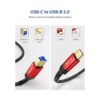 Cable USB 3.0 B macho a USBC JSAUX de 10 pies USB 3 tipo_2