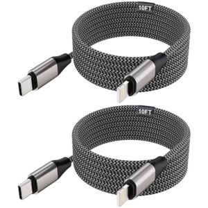 Cable USB C a Lightning para iPhone paquete de 2 cables_1