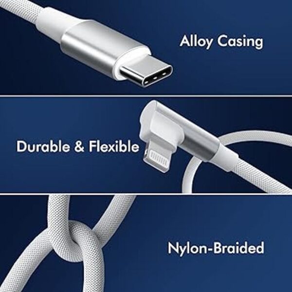 Cable USB C a Lightning para iPhone paquete de 2