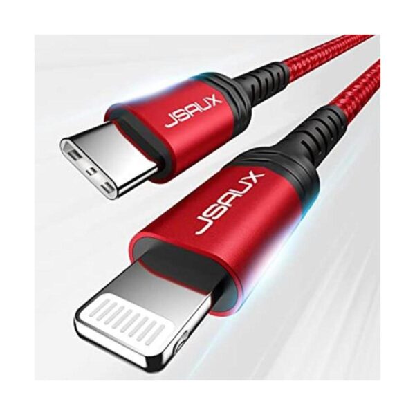 Cable USB C a Lightning de 6 pies JSAUX certificado por_1