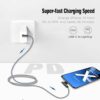 Cable USB C a Lightning de 10 pies con certificación MFi_2