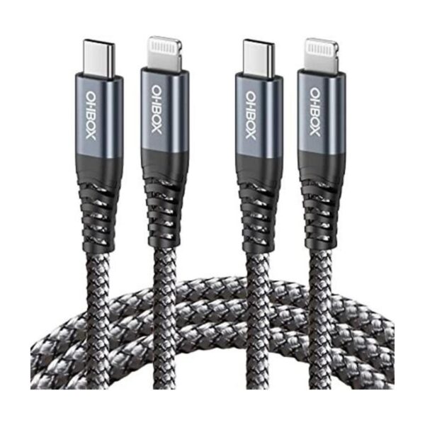 Cable USB C a Lightning de 3 pies paquete de 2 cables_1