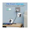 Cable USB C a Lightning de 1 pie certificado MFi paquete_3