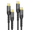 Cable USB C a USB C de carga rápida de 3A paquete de 2_1