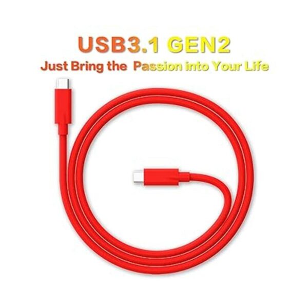 Cable USB C a USB C 3.1 Gen 2 con 100 W PD transferencia_2