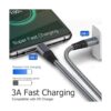 Cable USB C a USB C de 6 pies 60 W paquete de 3 cables_2