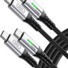 Cable USB C a USB C INIU de 100 W paquete de 2 6.6 pies_1