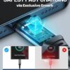 Cable USB C a USB C INIU de 100 W paquete de 2 6.6 pies_4