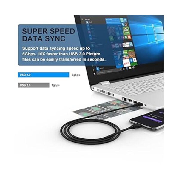 Cable USB tipo C 3.1 para cámara de carga rápida y_3