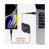 Cable USBC retráctil cable de carga tipo C 3 pies para_2